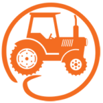 Tyreright Tractor Icon Orange
